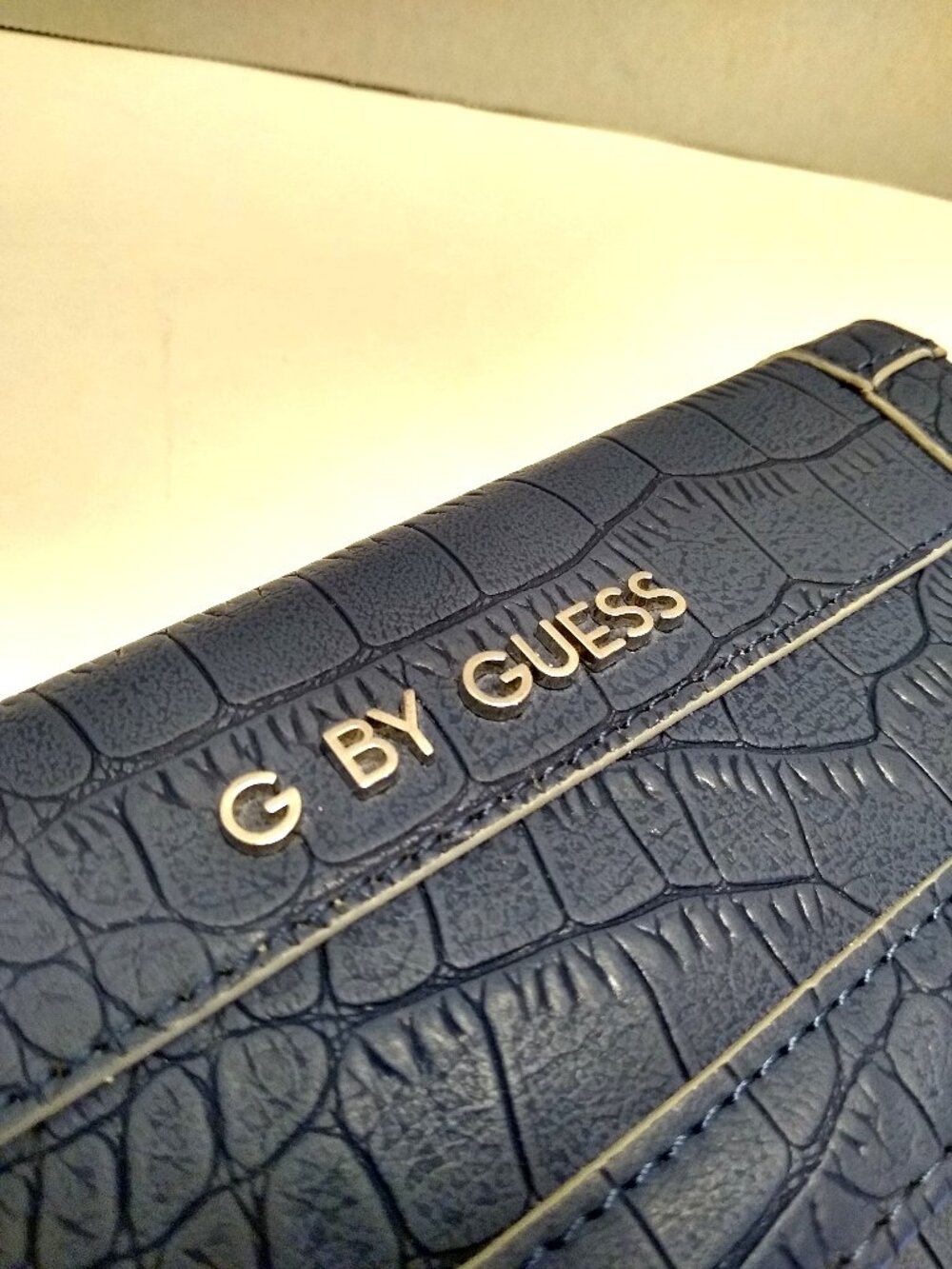 G by Guess Blue Tri-fold Wallet - Picture 7 of 8